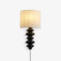 Fishbone Plug-in Wall Light, Plug-In Wall Sconce, Solid wood, L 11.8″ x W 6.3″ x H 20.9″