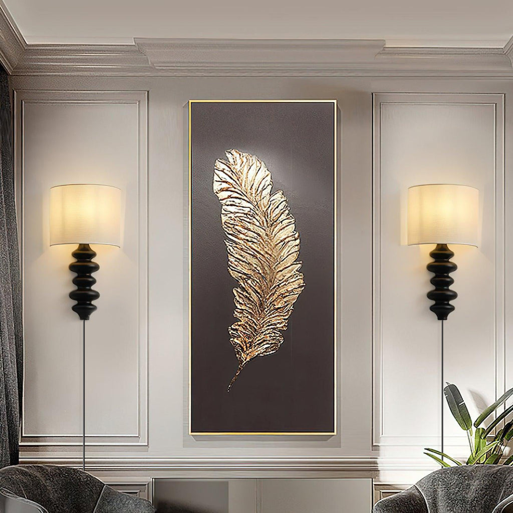Fishbone Plug-in Wall Light, Plug-In Wall Sconce, detail 5