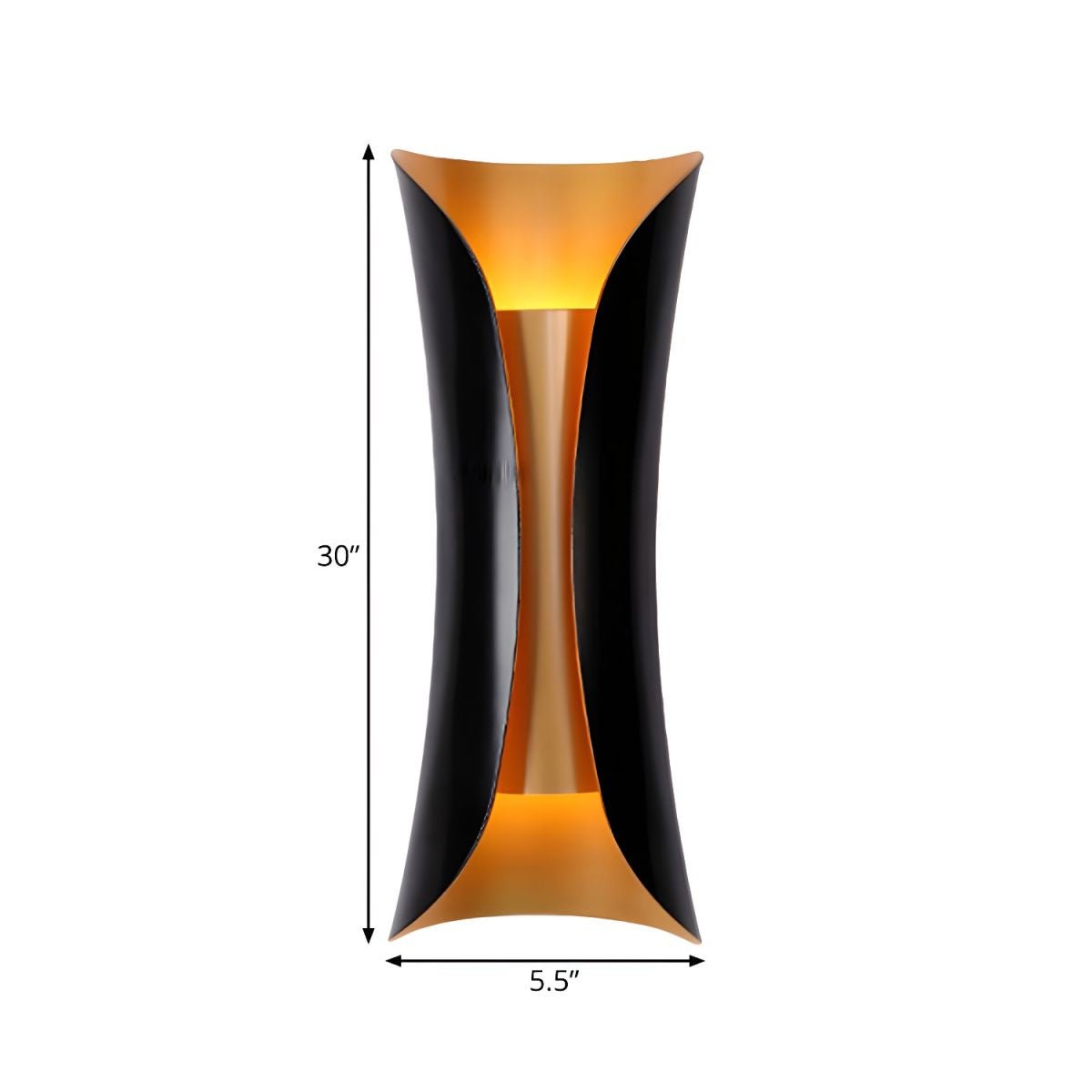 Flame Art Bracket Light Wall Light, Hardwired Wall Sconce, detail 3