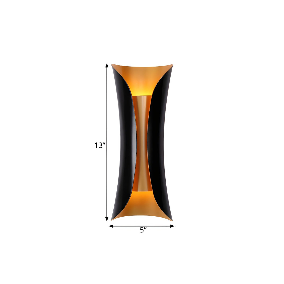 Flame Art Bracket Light Wall Light, Hardwired Wall Sconce, detail 12