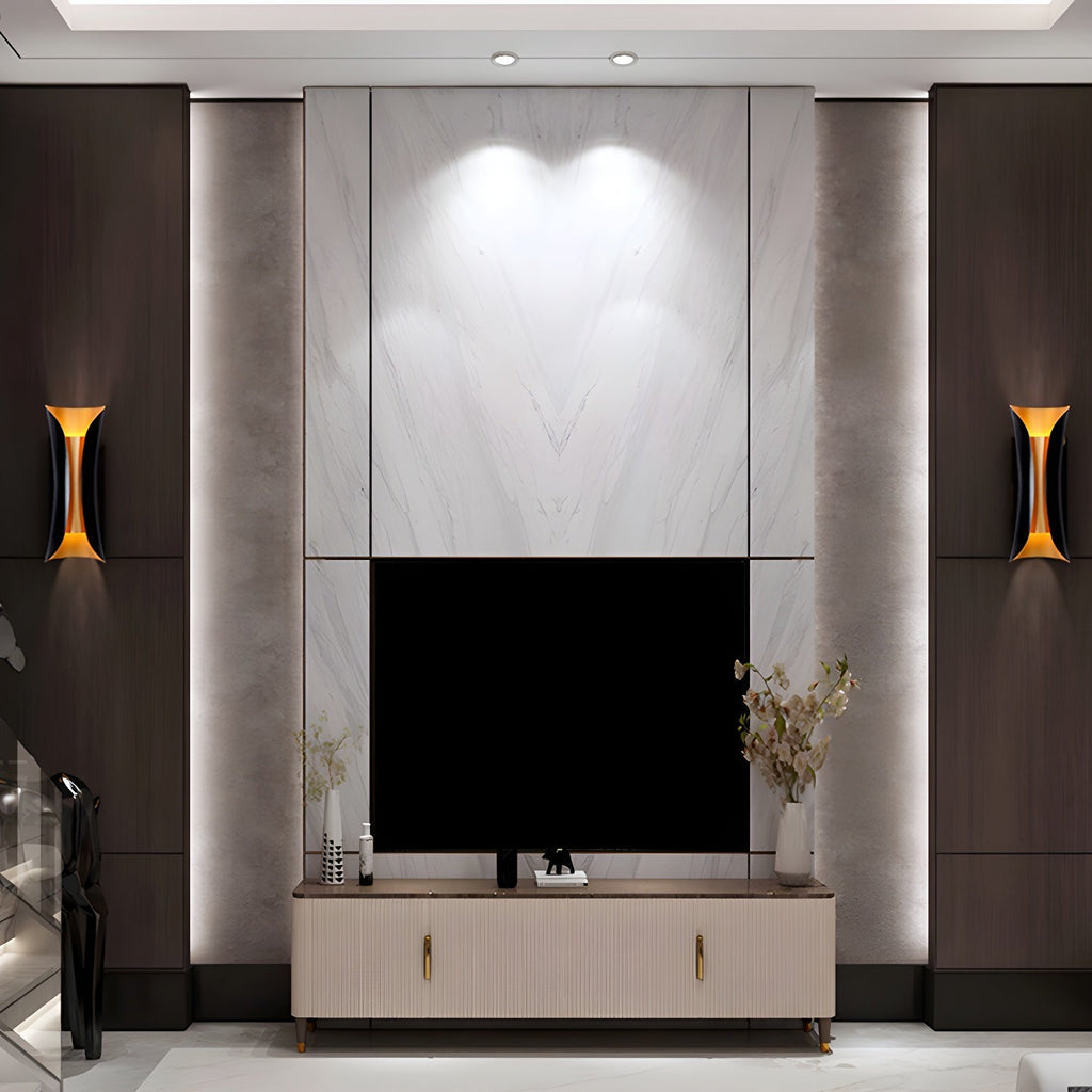 Flame Art Bracket Light Wall Light, Hardwired Wall Sconce, detail 5