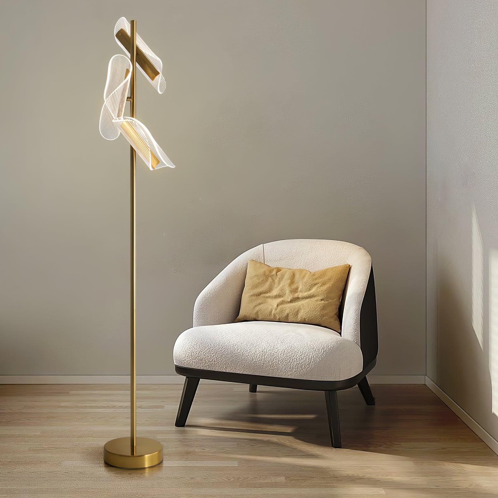 Flame Floor Light, Floor Lamp, detail 2