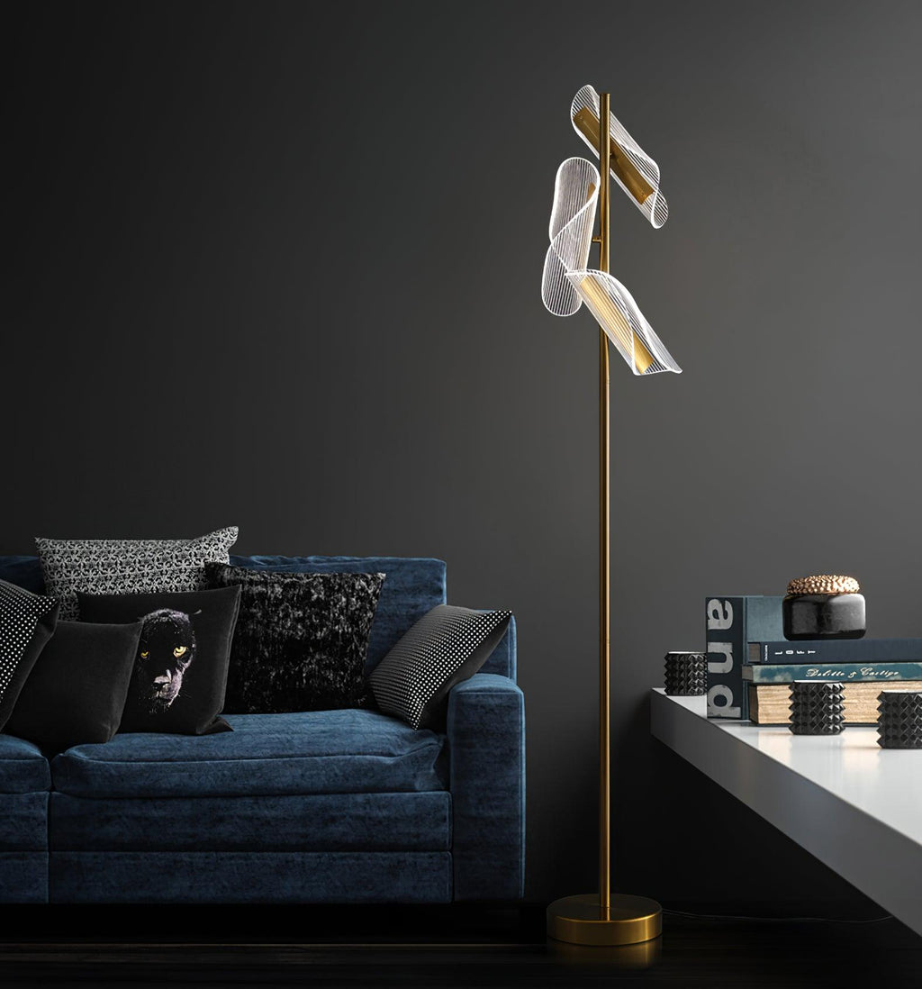 Flame Floor Light, Floor Lamp, detail 3