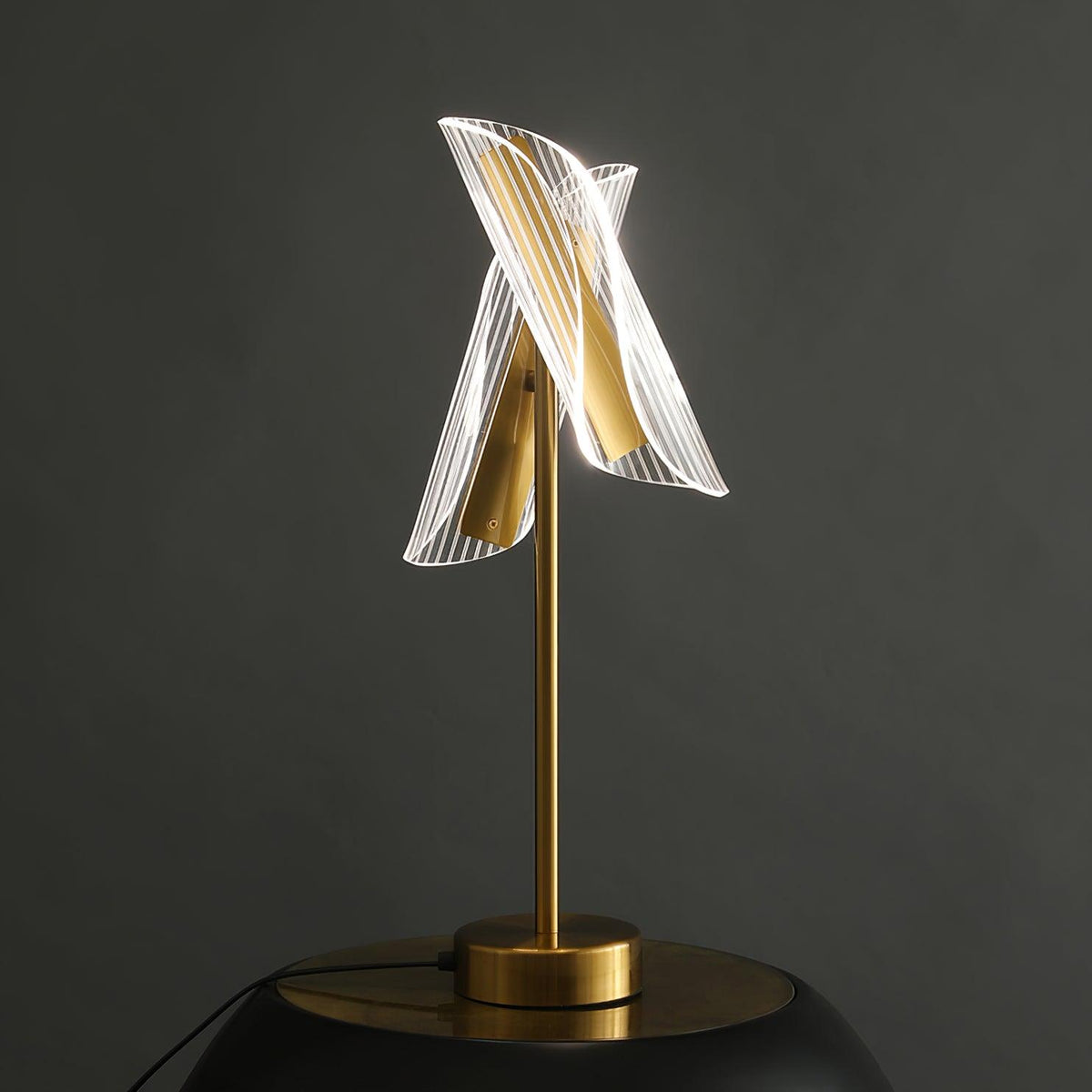 Flame Table Light, Bedside Table Lamp, detail 5