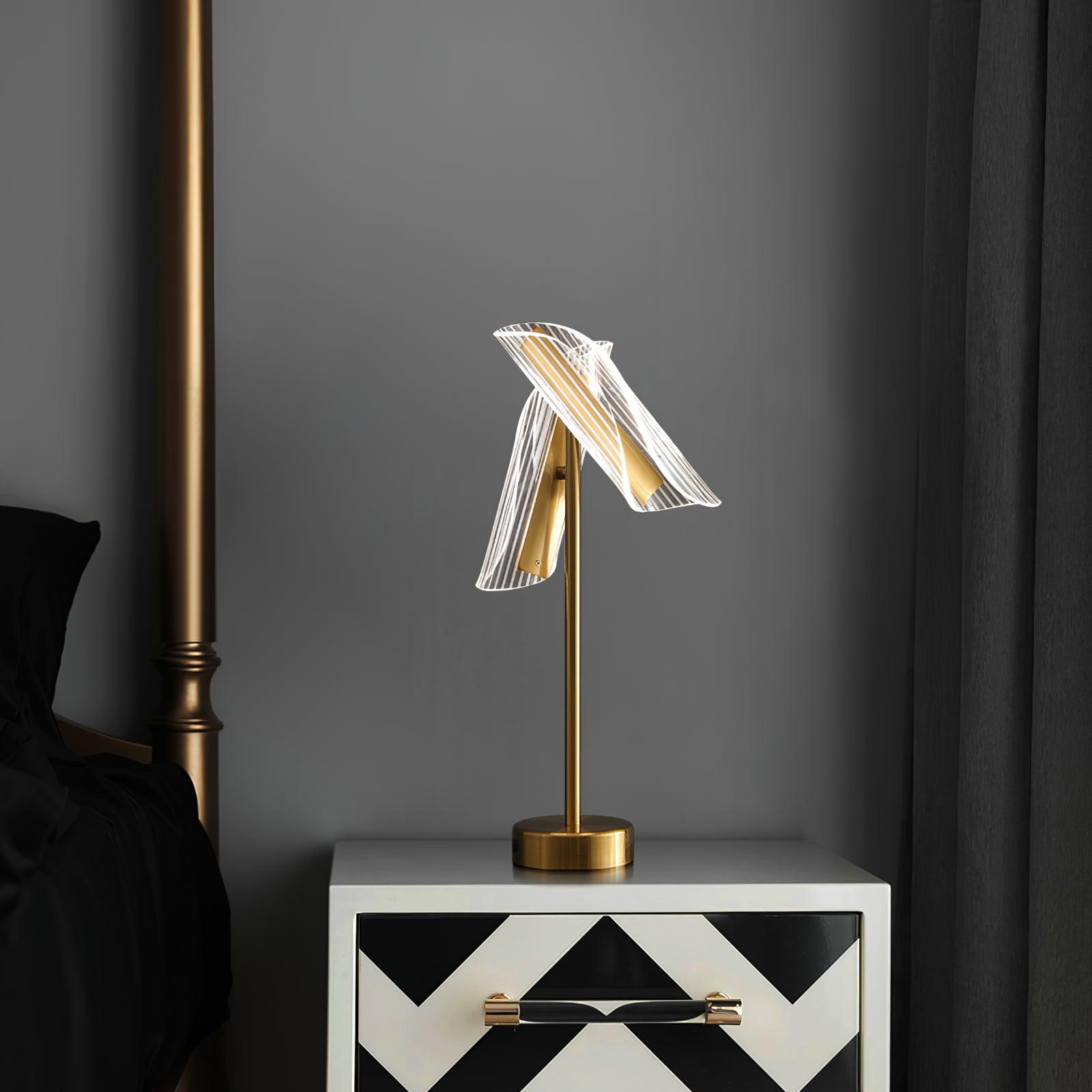 Flame Table Light, Bedside Table Lamp, detail 2