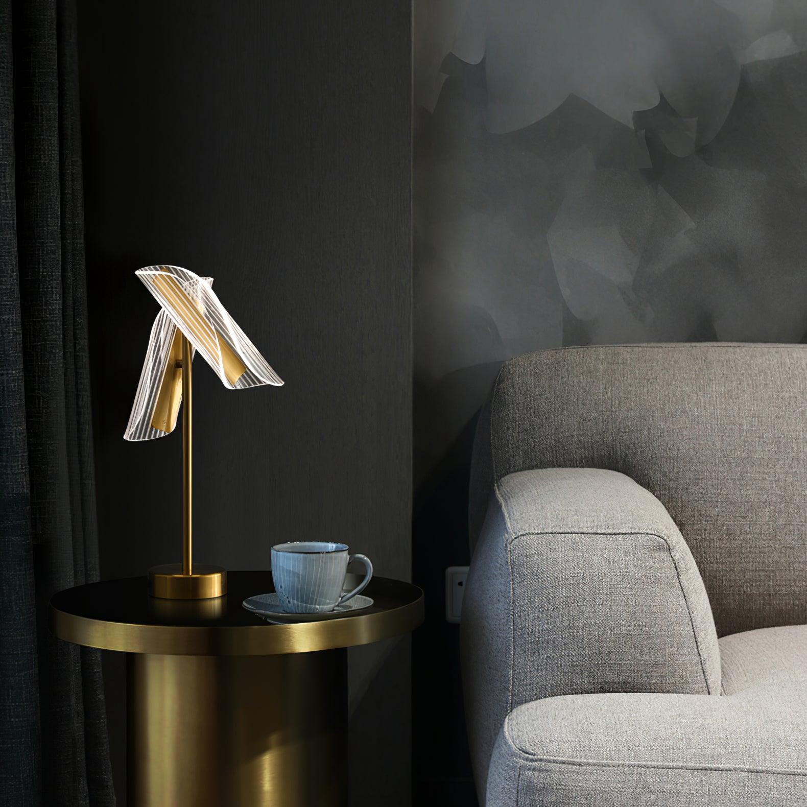 Flame Table Light, Bedside Table Lamp, detail 4