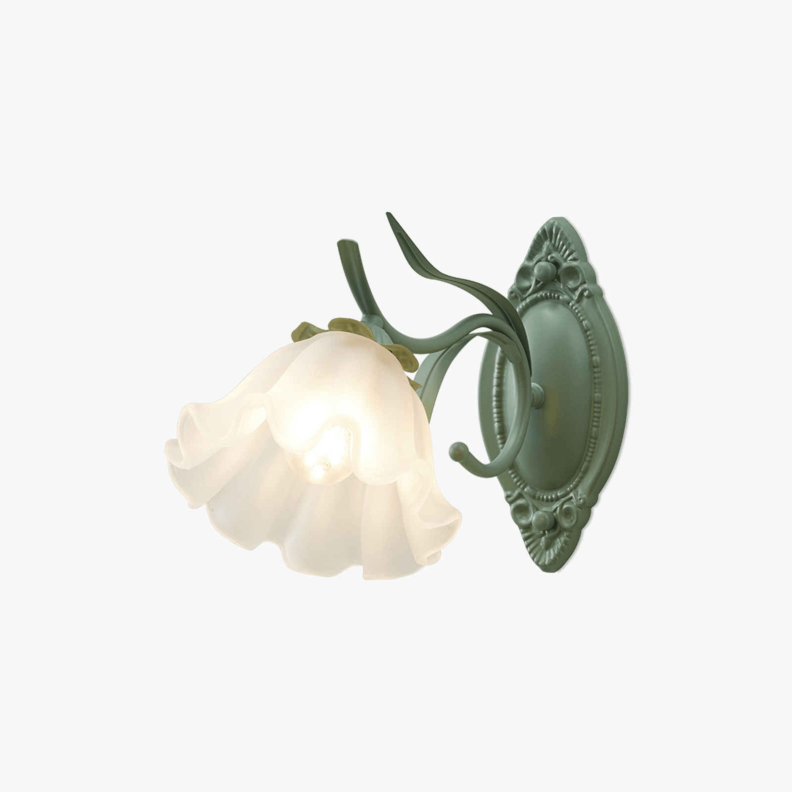 Flared Wall Light, Hardwired Wall Sconce, detail 2