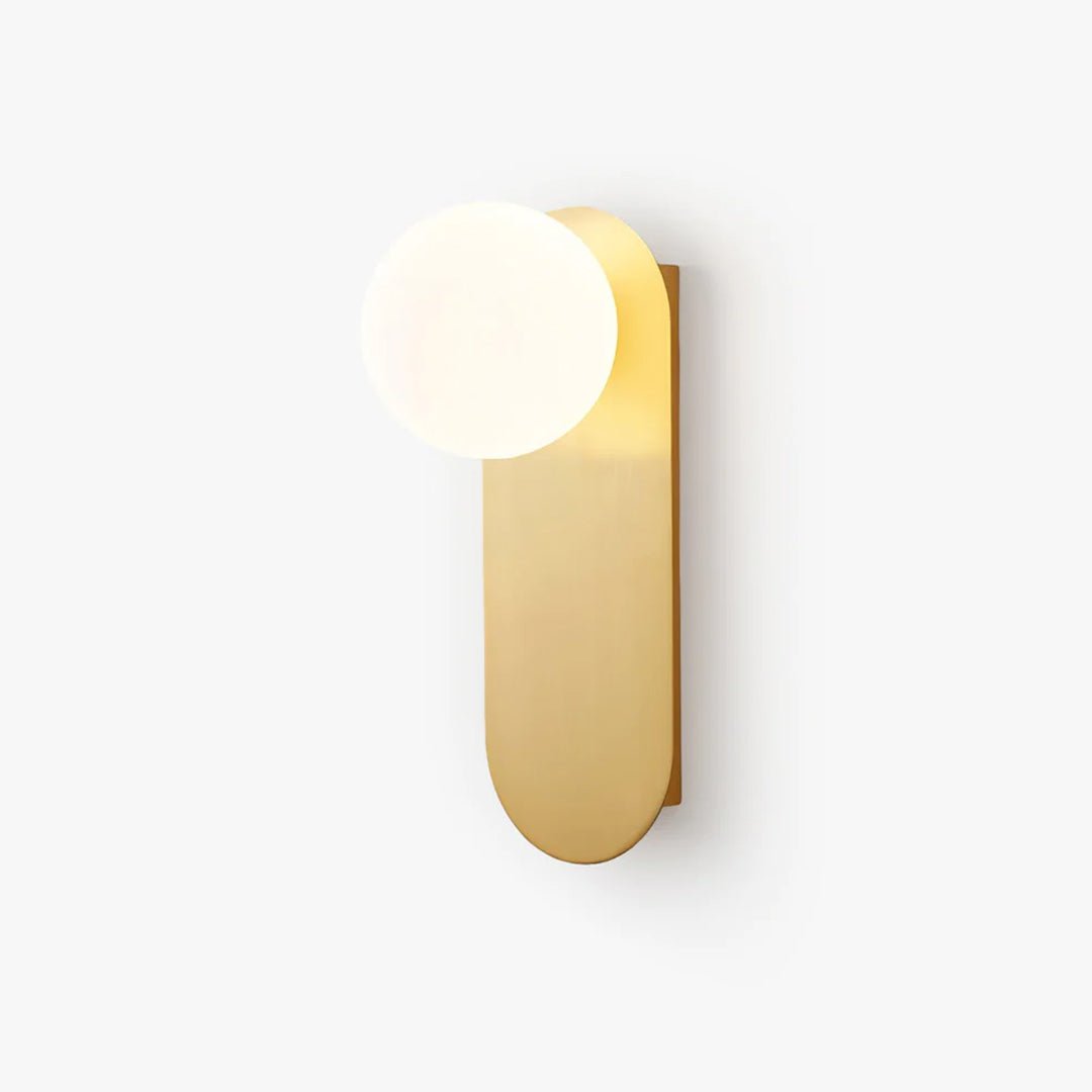 Flat Base Globe Bracket Light Wall Light, Hardwired Wall Sconce, detail 2