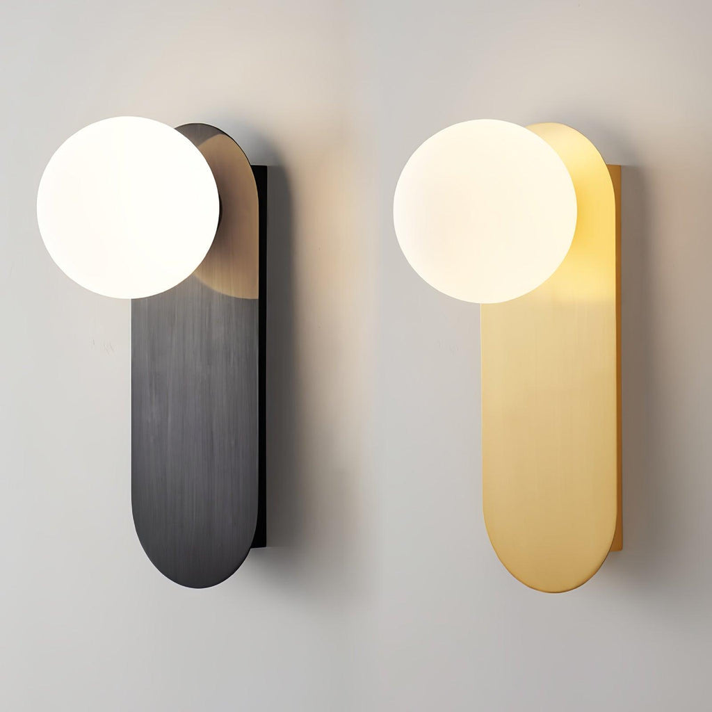 Flat Base Globe Bracket Light Wall Light, Hardwired Wall Sconce, detail 15