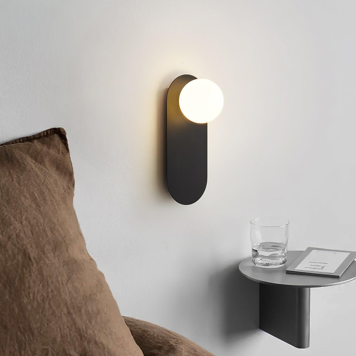 Flat Base Globe Bracket Light Wall Light, Hardwired Wall Sconce, detail 18