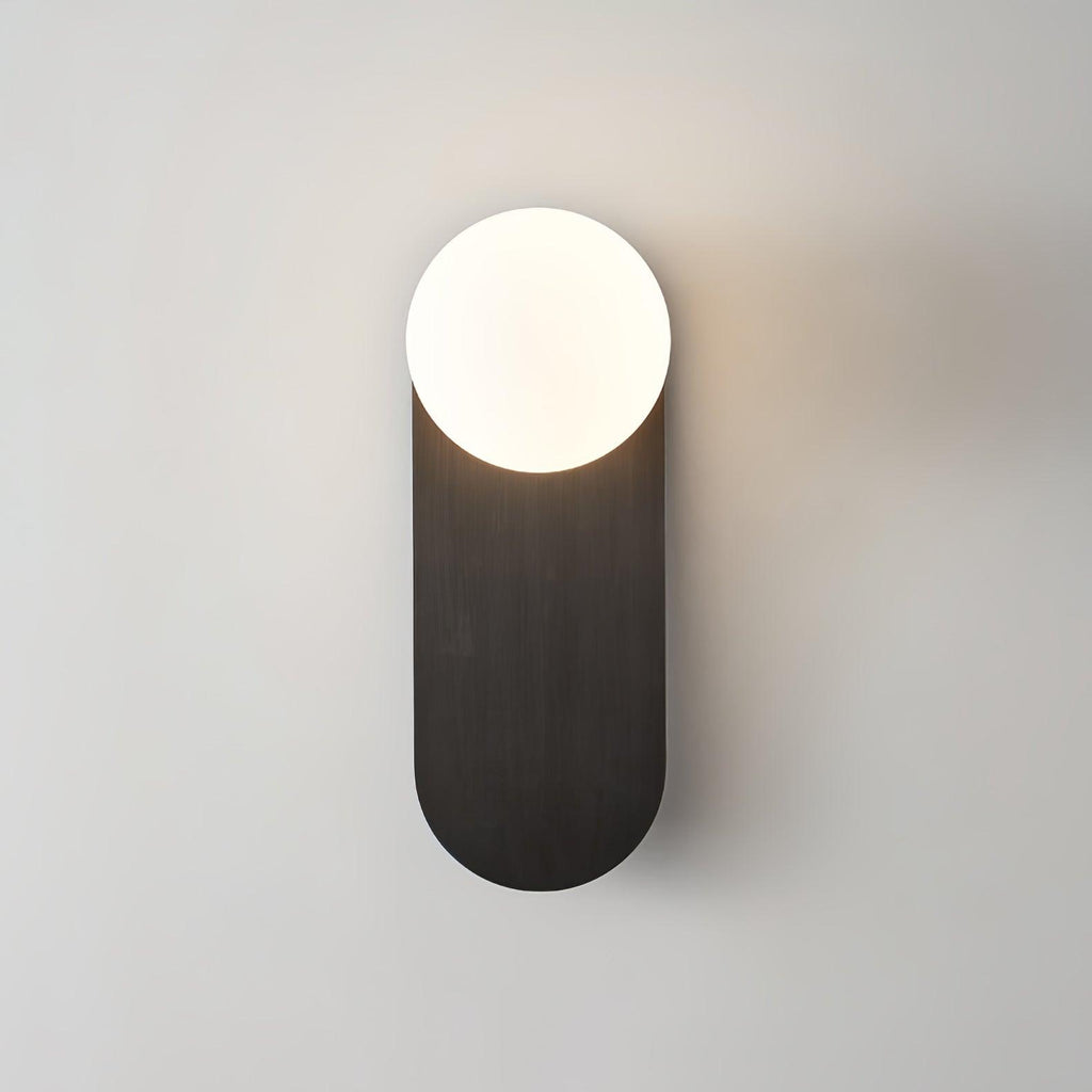 Flat Base Globe Bracket Light Wall Light, Hardwired Wall Sconce, detail 20