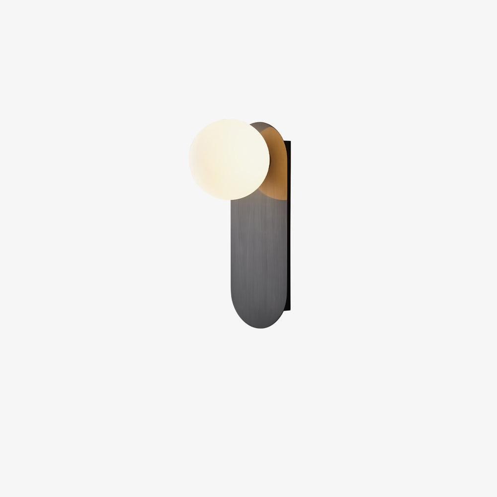 Flat Base Globe Bracket Light Wall Light, Hardwired Wall Sconce, detail 6