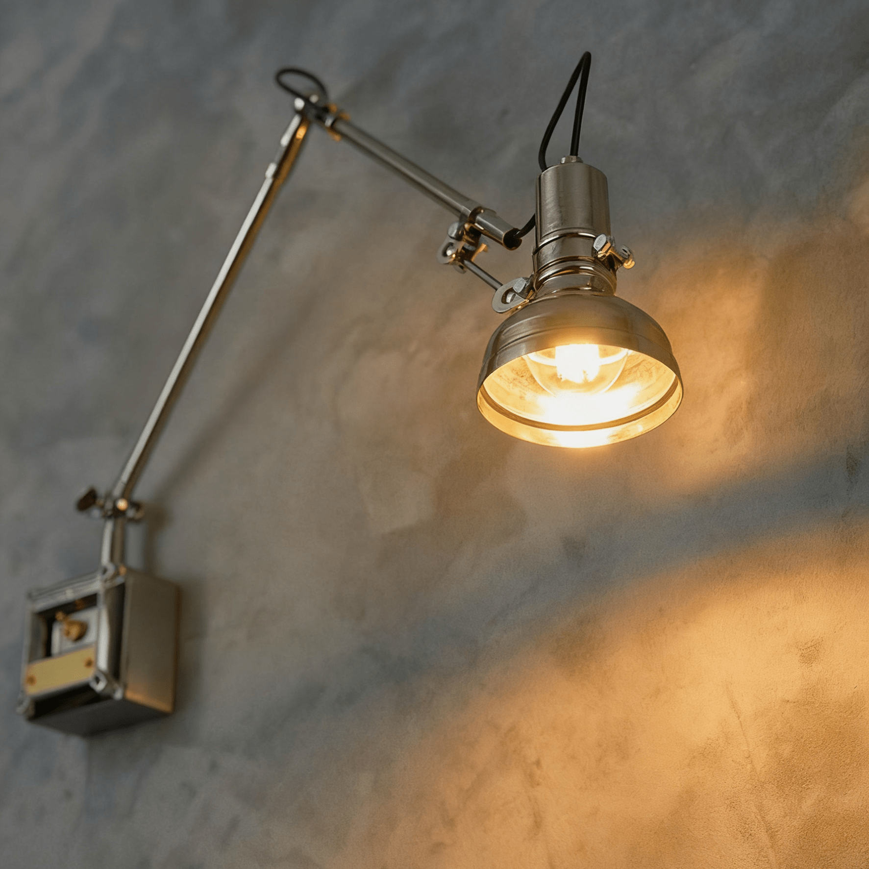 Flex Arm Wall Light, Hardwired Wall Sconce, detail 25