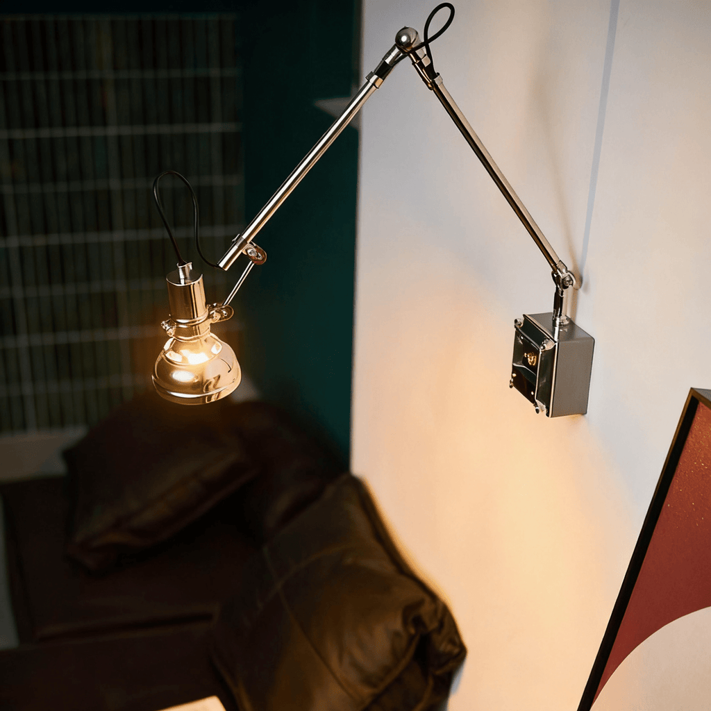 Flex Arm Wall Light, Hardwired Wall Sconce, detail 17