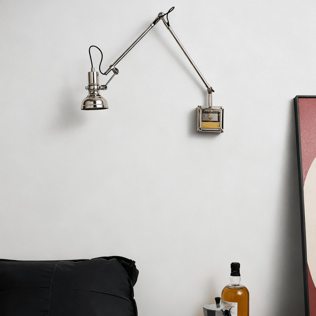 Flex Arm Wall Light, Hardwired Wall Sconce, detail 18
