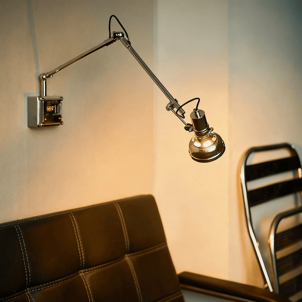 Flex Arm Wall Light, Hardwired Wall Sconce, detail 3