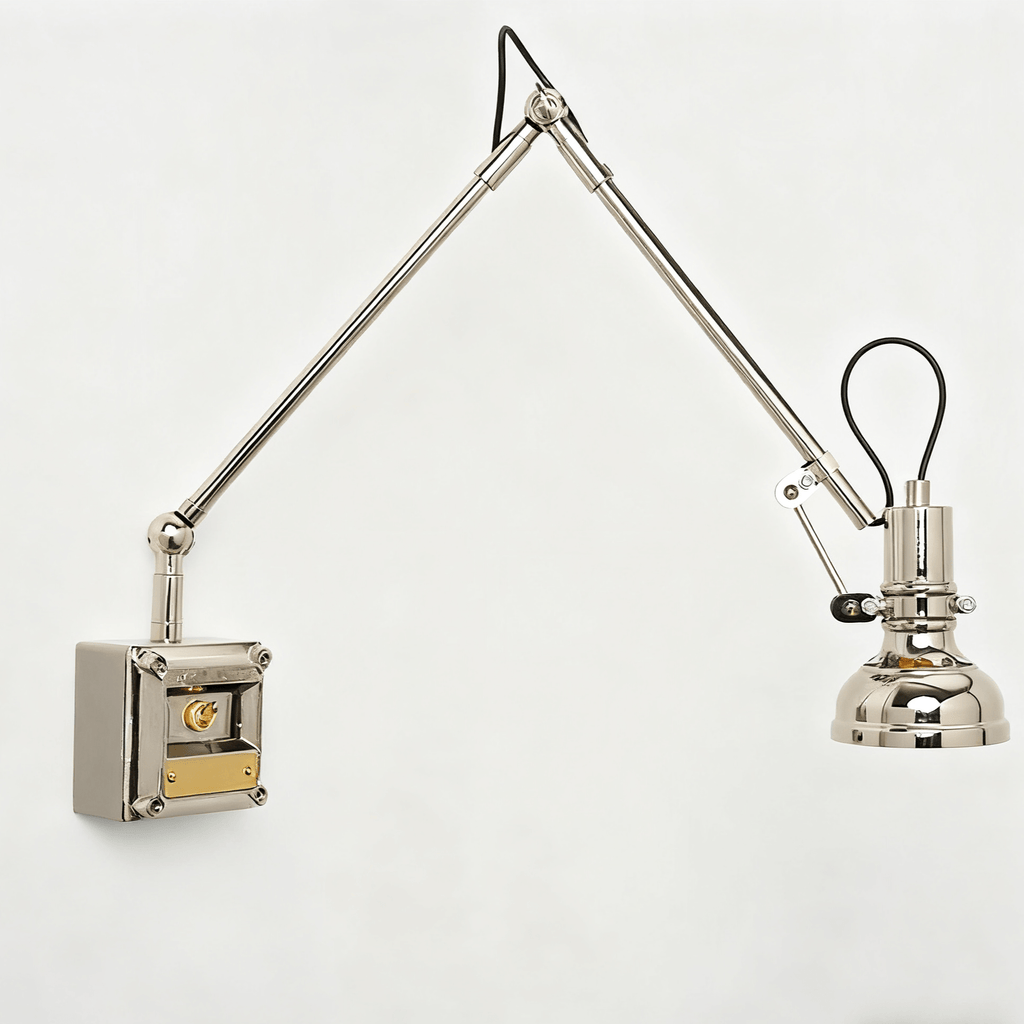 Flex Arm Wall Light, Hardwired Wall Sconce, detail 21