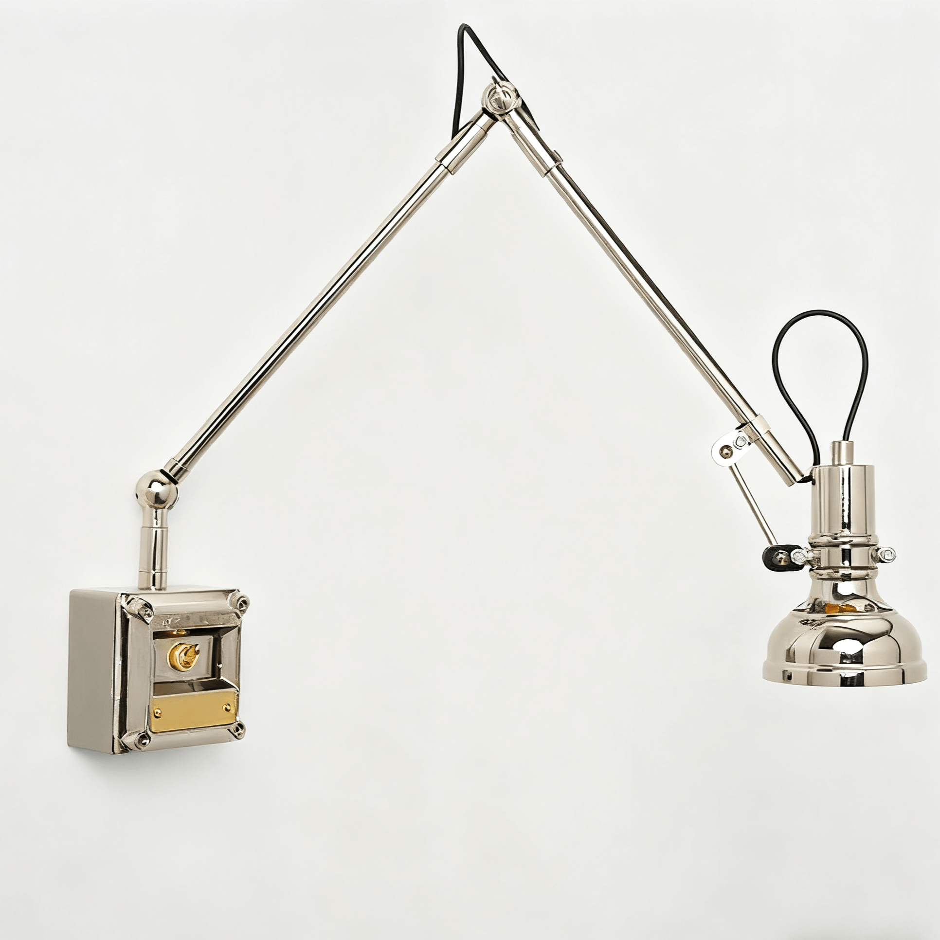 Flex Arm Wall Light, Hardwired Wall Sconce, detail 21