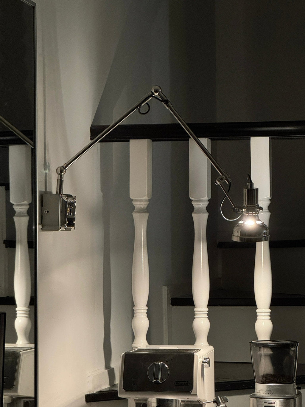 Flex Arm Wall Light, Hardwired Wall Sconce, detail 16