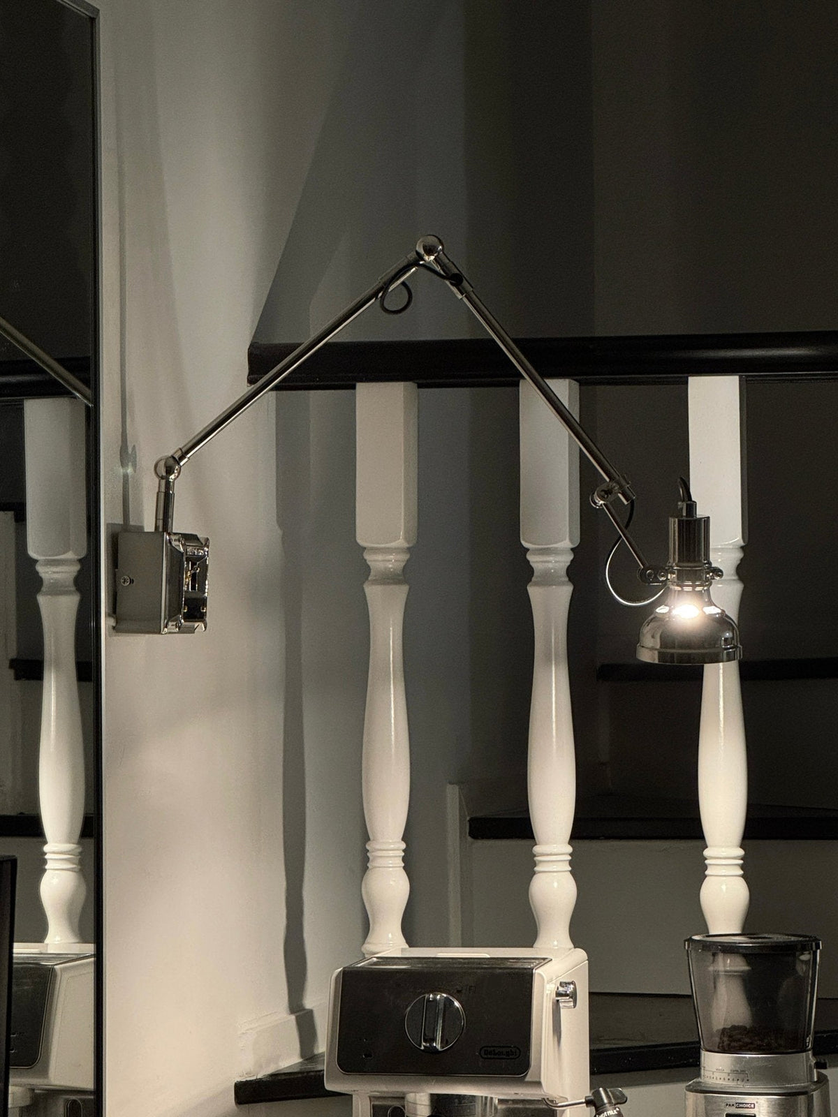 Flex Arm Wall Light, Hardwired Wall Sconce, detail 16