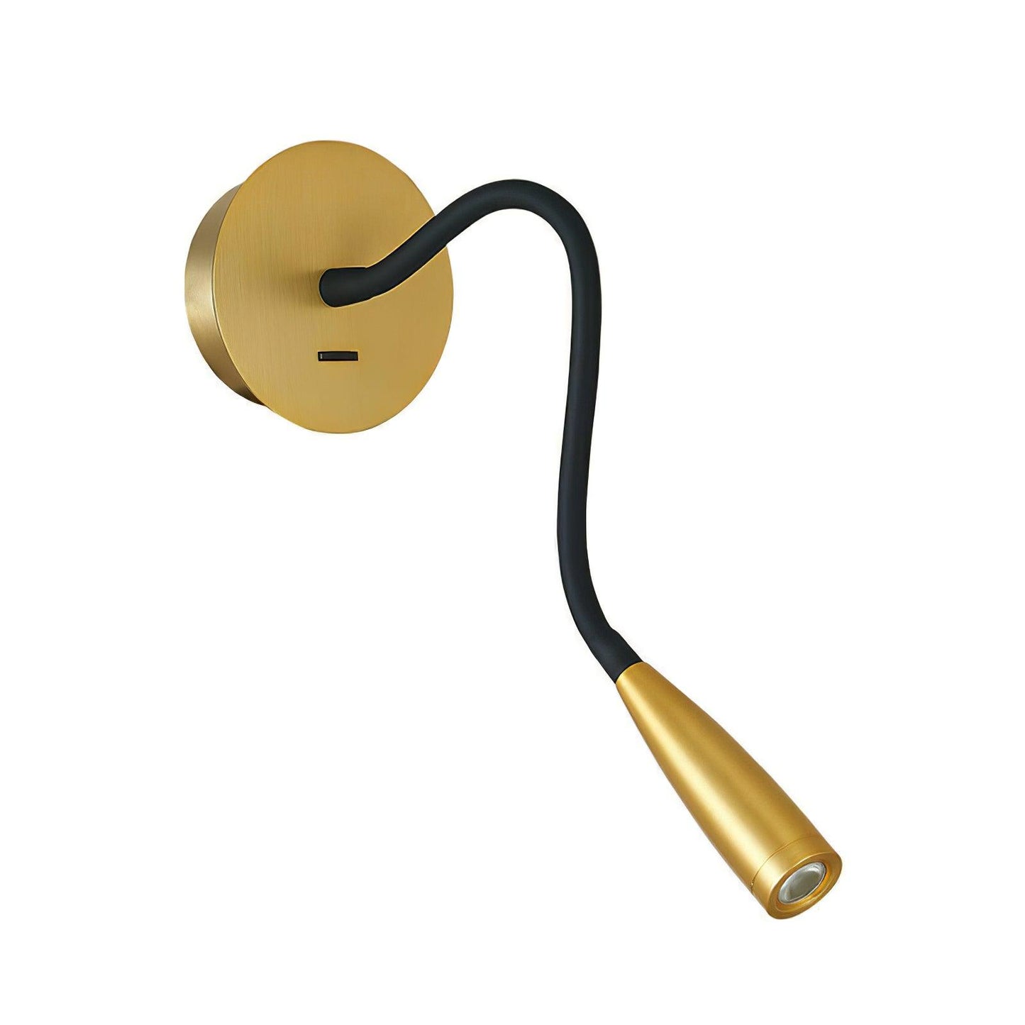 Flexi Hose Wall Light, Plug-In Wall Sconce, Metal, Dia 10cm x H 27.5cm