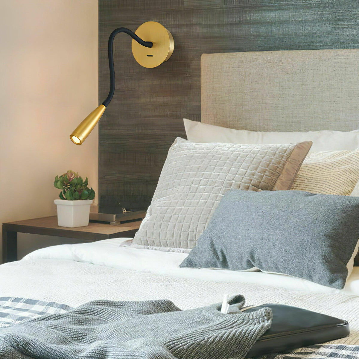 Flexi Hose Plug-In Wall Light, Plug-In Wall Sconce, detail 9