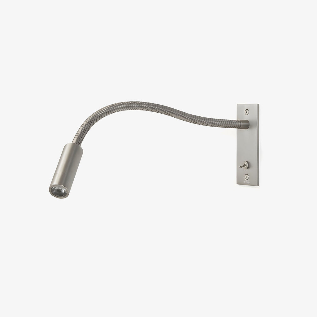 Flexible Gooseneck Wall Light, Hardwired Wall Sconce, Metal, W 35cm x H 12cm