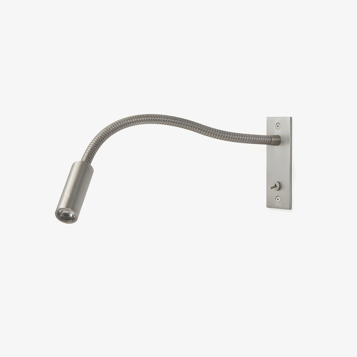 Flexible Gooseneck Wall Light, Hardwired Wall Sconce, Metal, W 35cm x H 12cm