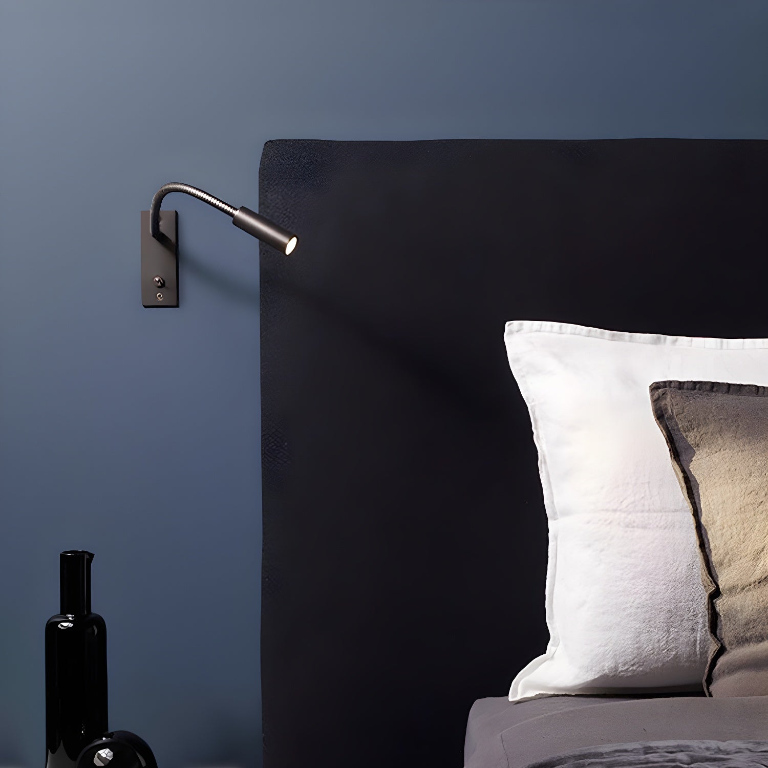 Flexible Gooseneck Wall Light, Hardwired Wall Sconce, detail 9