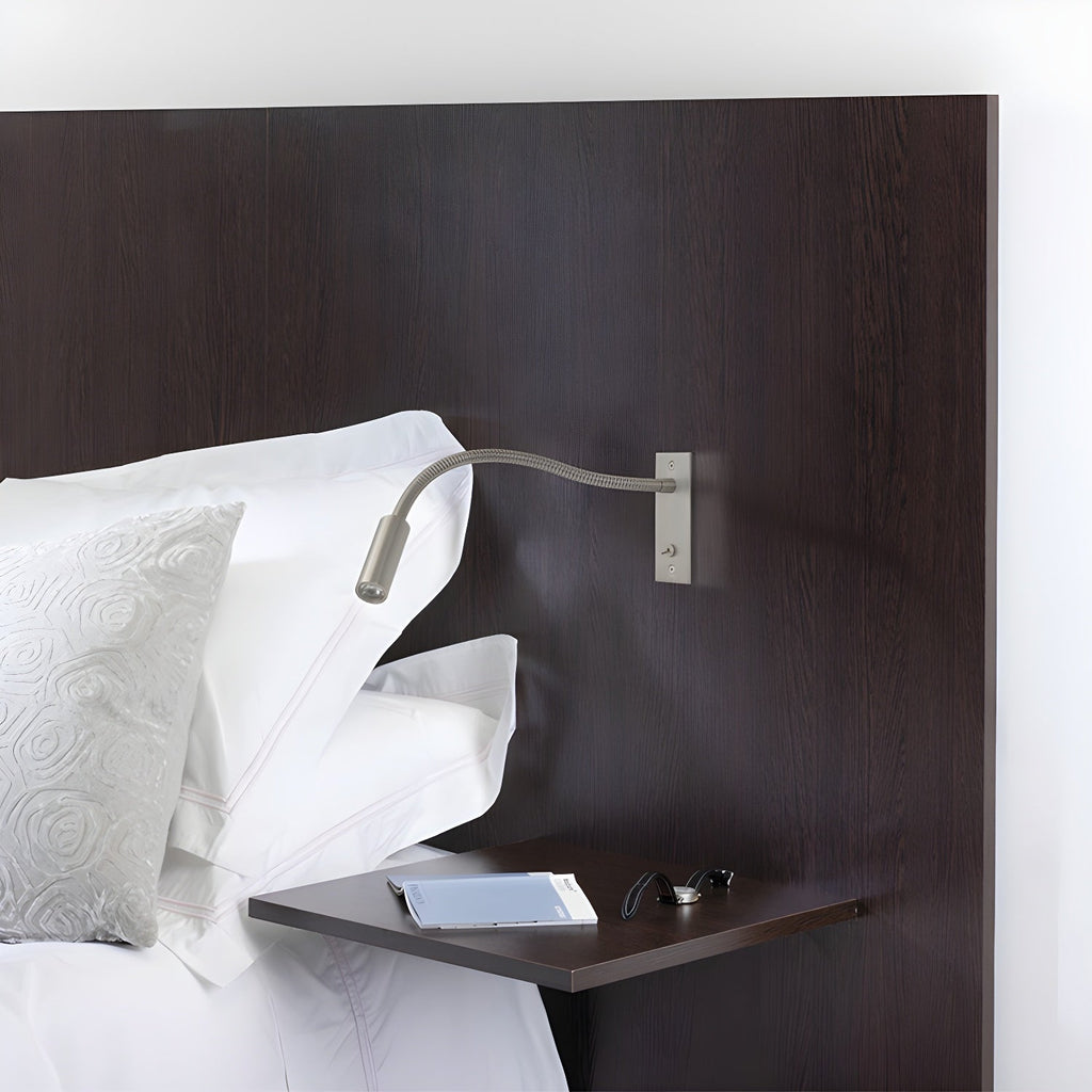 Flexible Gooseneck Wall Light, Hardwired Wall Sconce, detail 4