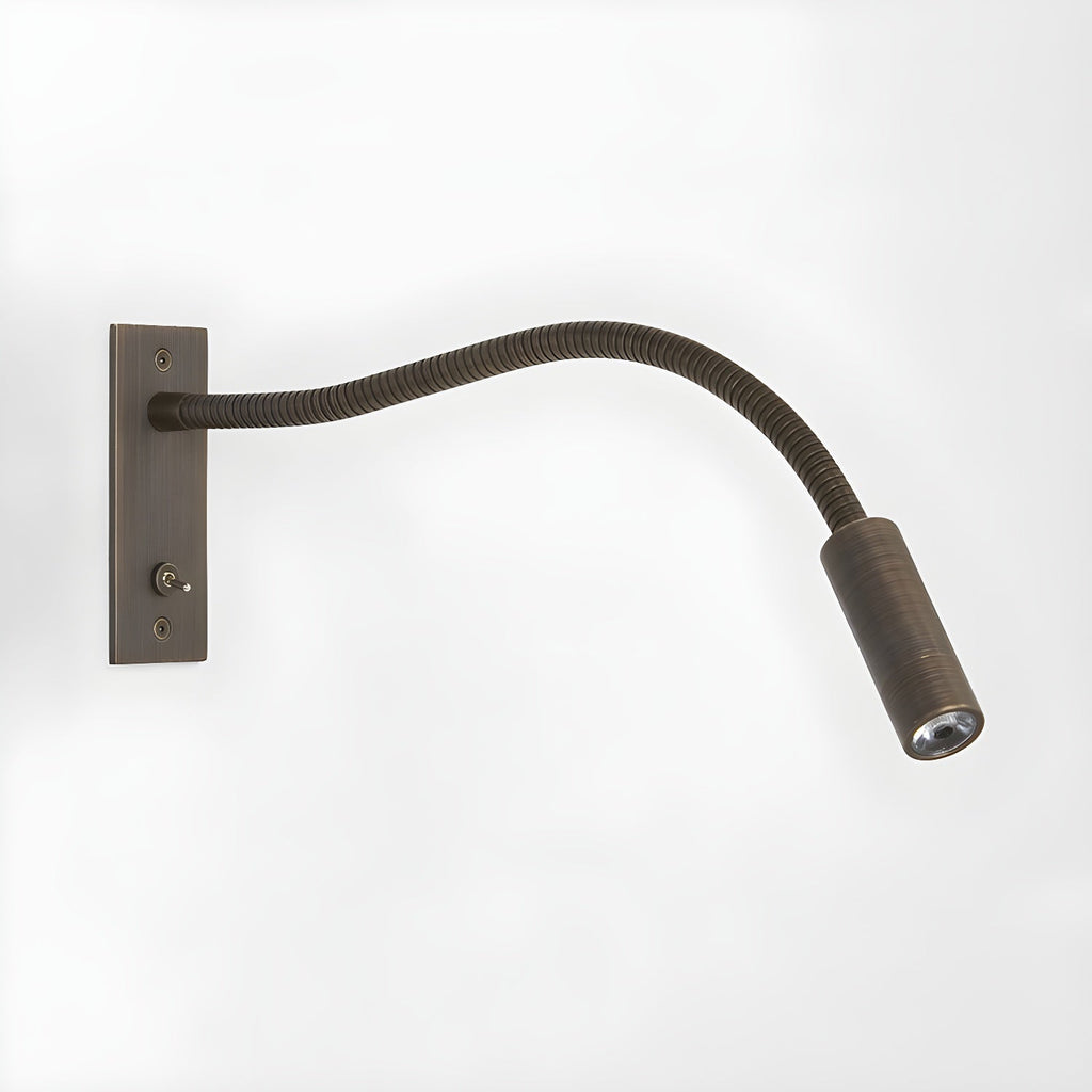 Flexible Gooseneck Wall Light, Hardwired Wall Sconce, detail 10