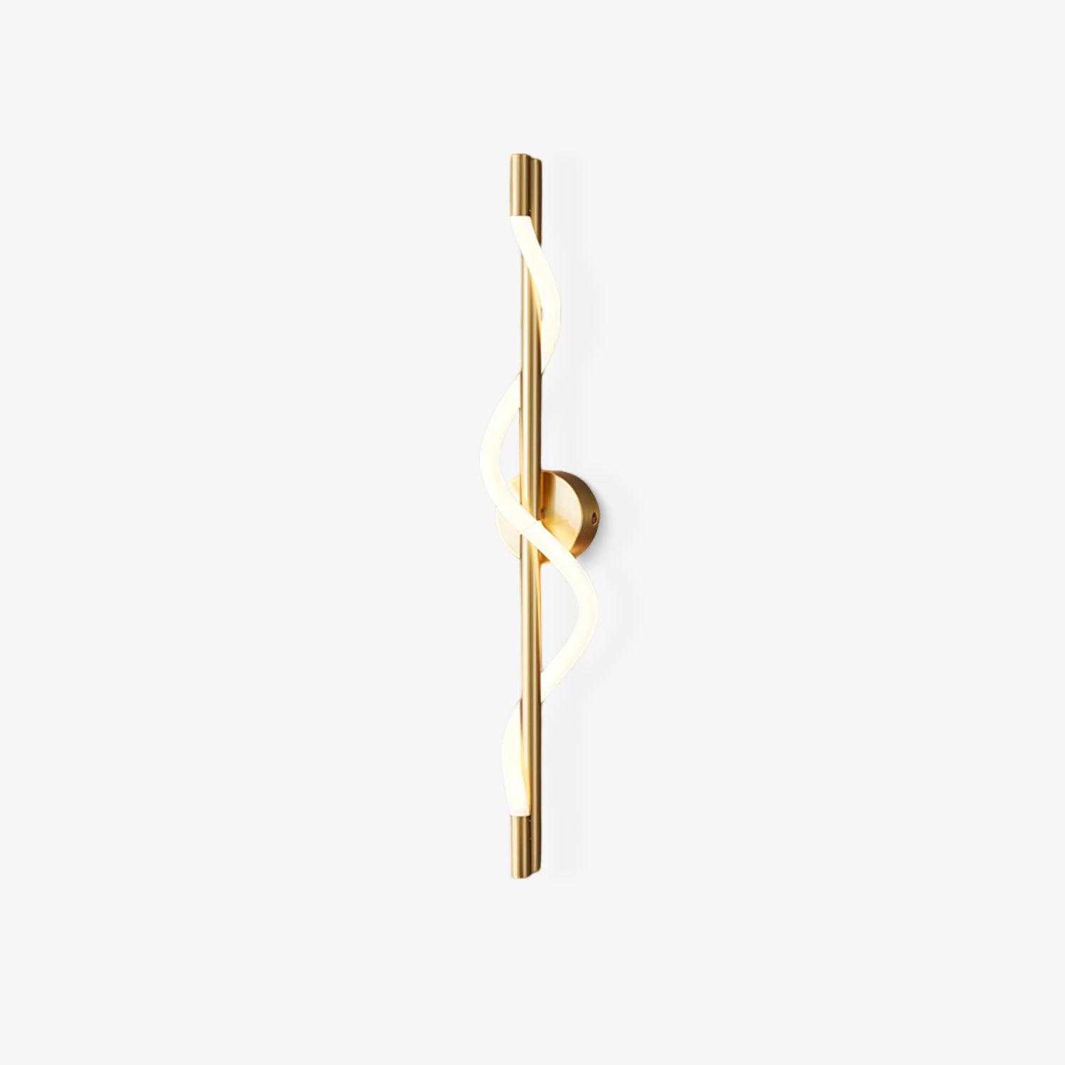 Flexible Linear Curve Wall Light, Hardwired Wall Sconce, detail 2