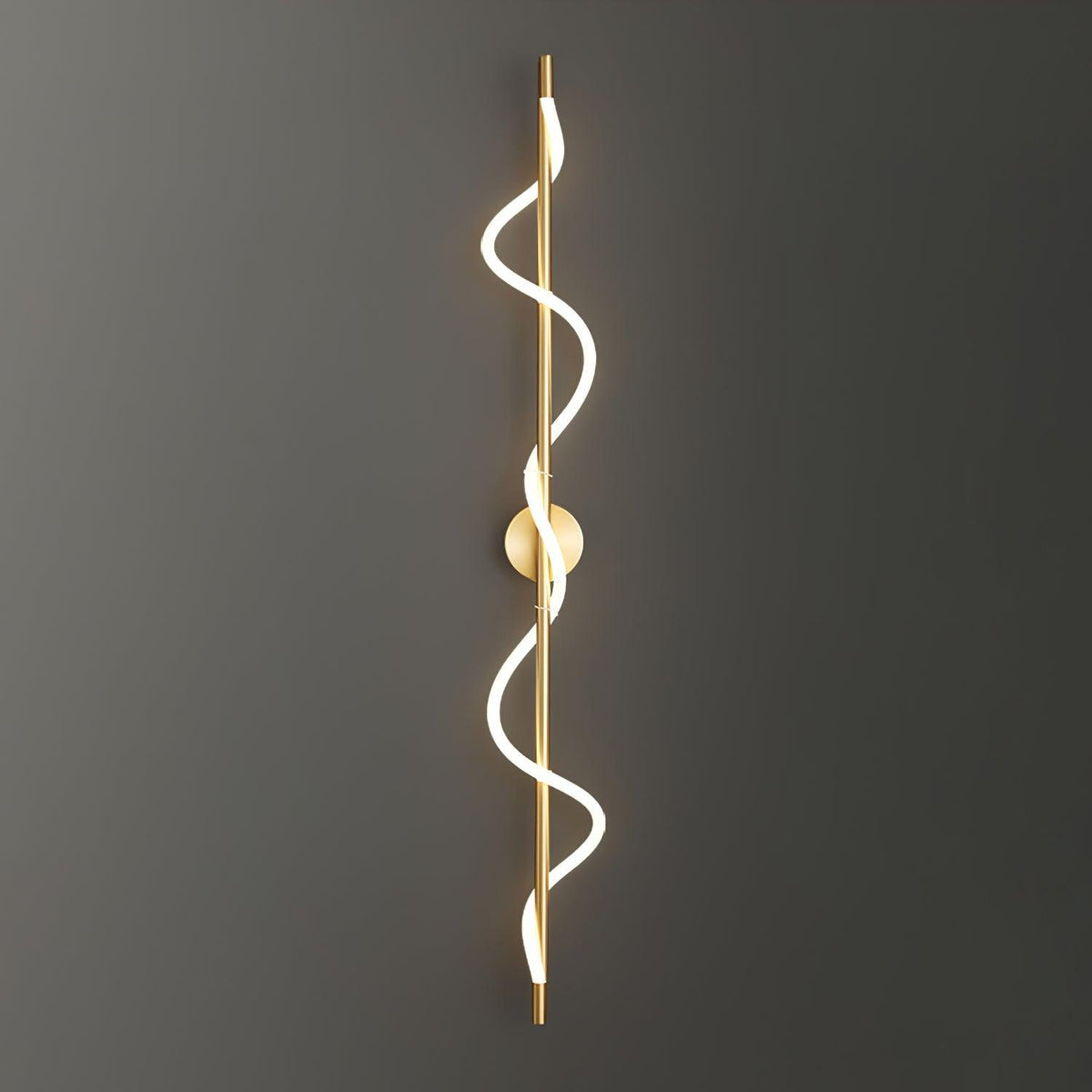 Flexible Linear Curve Wall Light, Hardwired Wall Sconce, detail 11