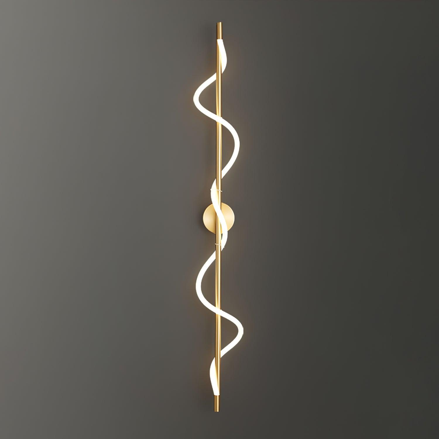 Flexible Linear Curve Wall Light, Hardwired Wall Sconce, detail 11