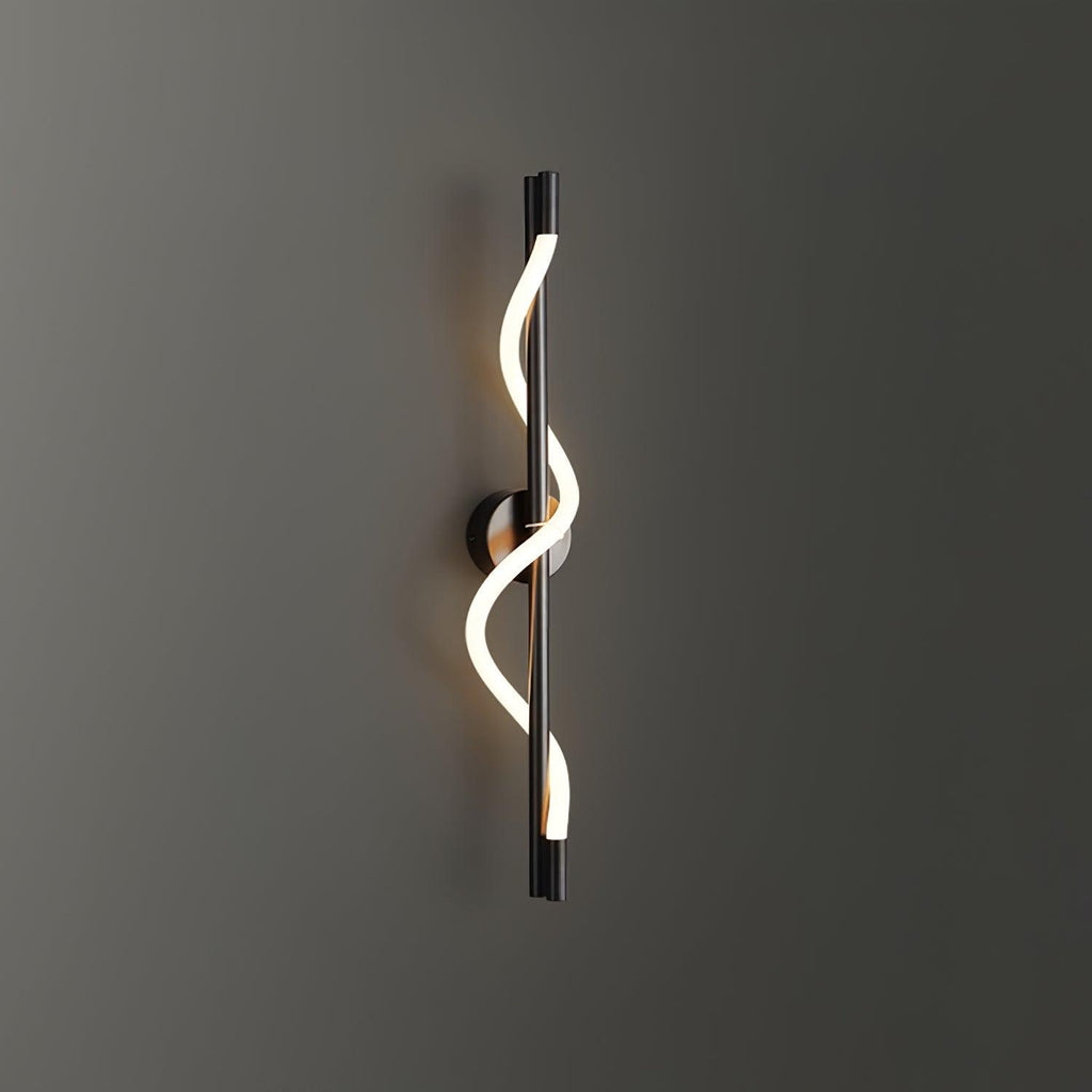 Flexible Linear Curve Wall Light, Hardwired Wall Sconce, detail 13