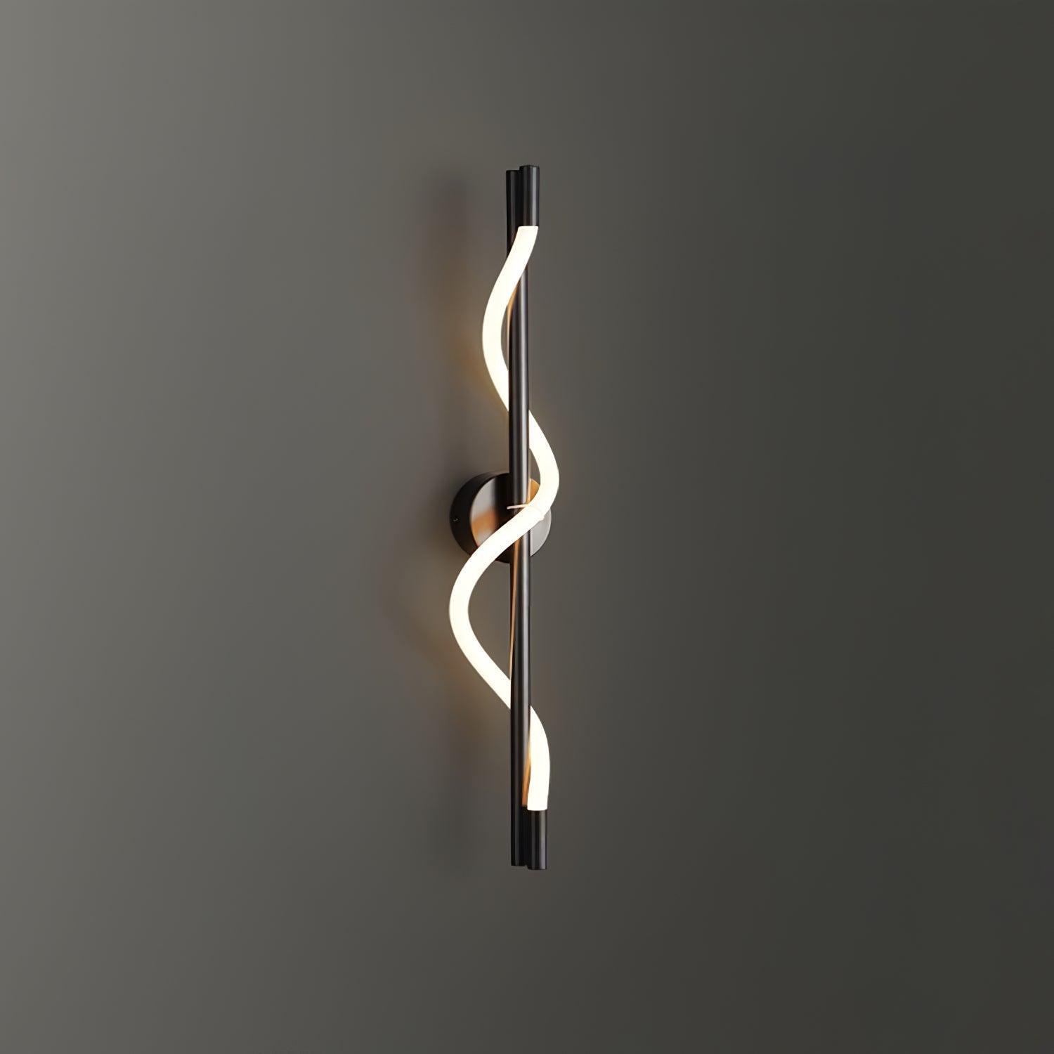 Flexible Linear Curve Wall Light, Hardwired Wall Sconce, detail 13