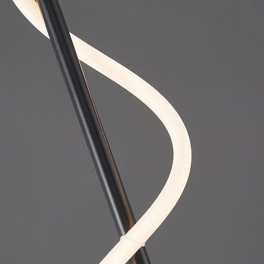 Flexible Linear Curve Wall Light, Hardwired Wall Sconce, detail 9