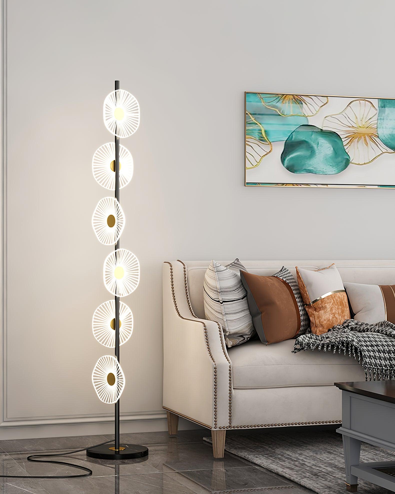 Floating Raindrop Floor Light, Floor Lamp, detail 3
