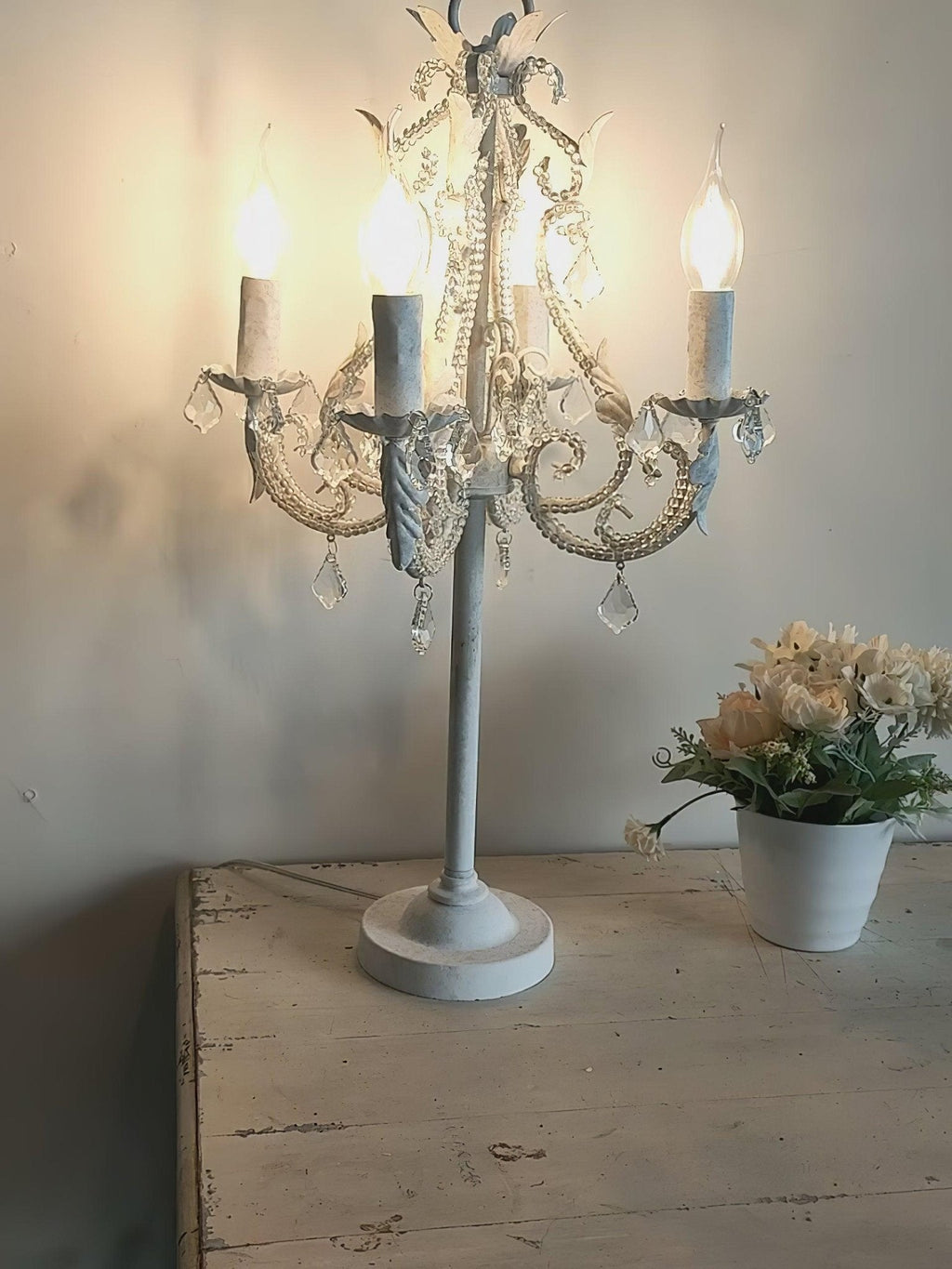 Candle Holder Table Light, Bedside Table Lamp, detail 8