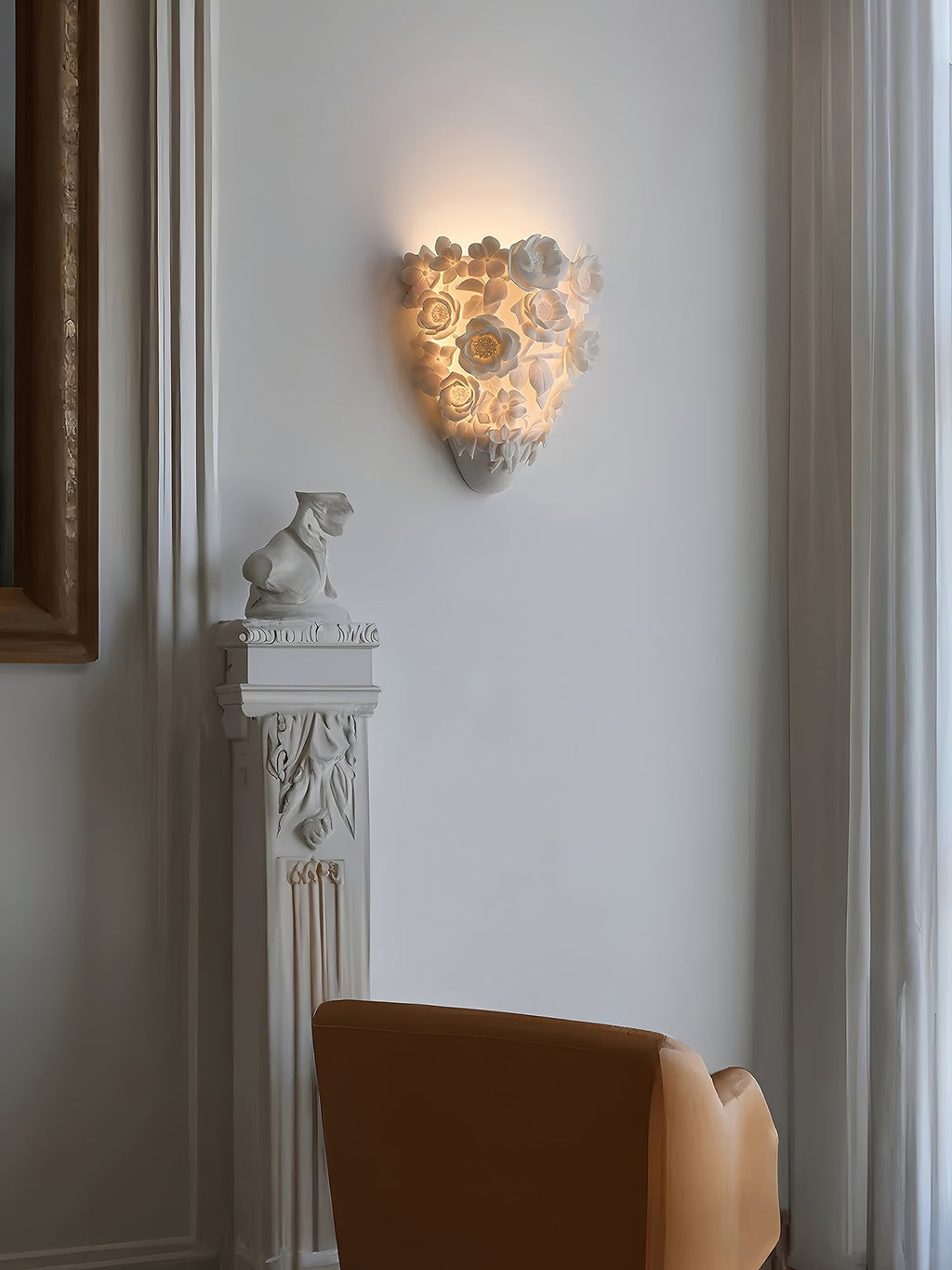 Floranza Wall Light, Hardwired Wall Sconce, detail 7