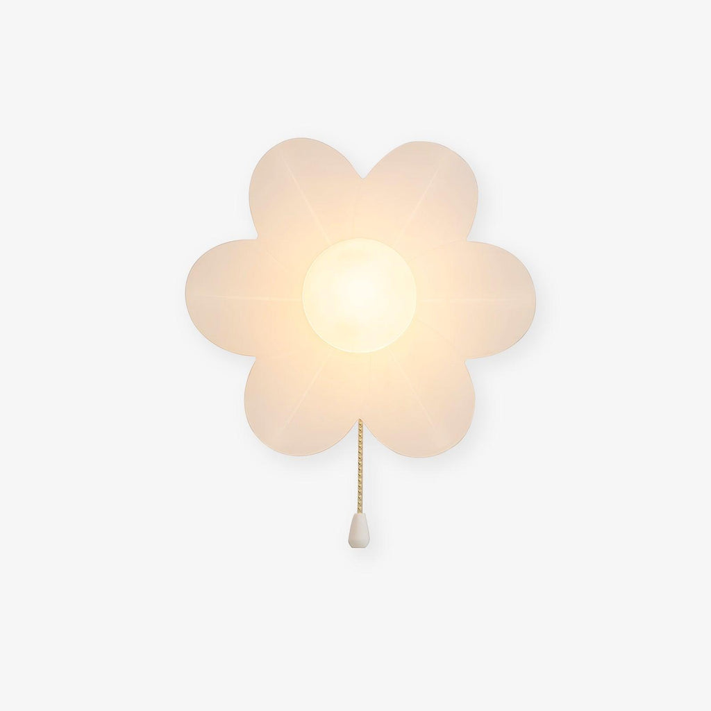 Flowers Wall Light, Hardwired Wall Sconce, Metal, Φ 9.4 x H 9.4