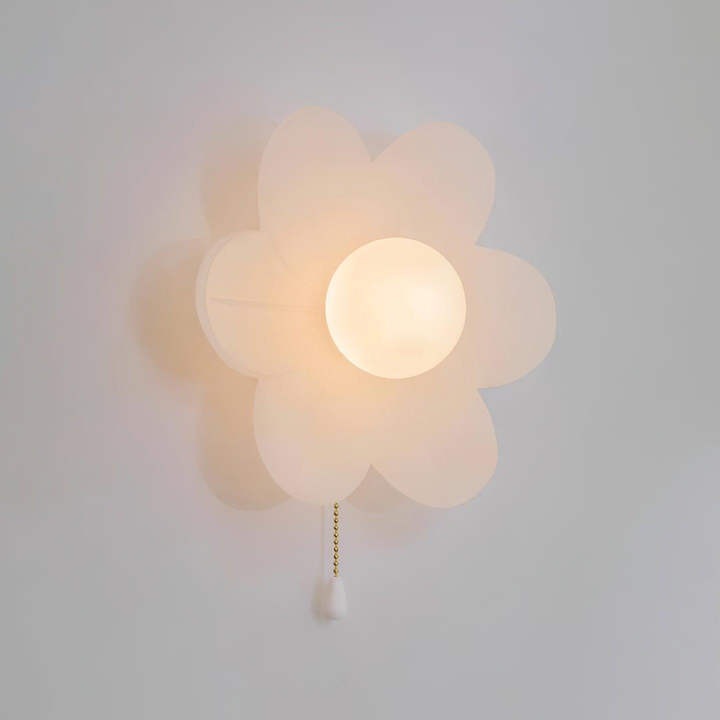 Flowers Wall Light, Hardwired Wall Sconce, detail 6