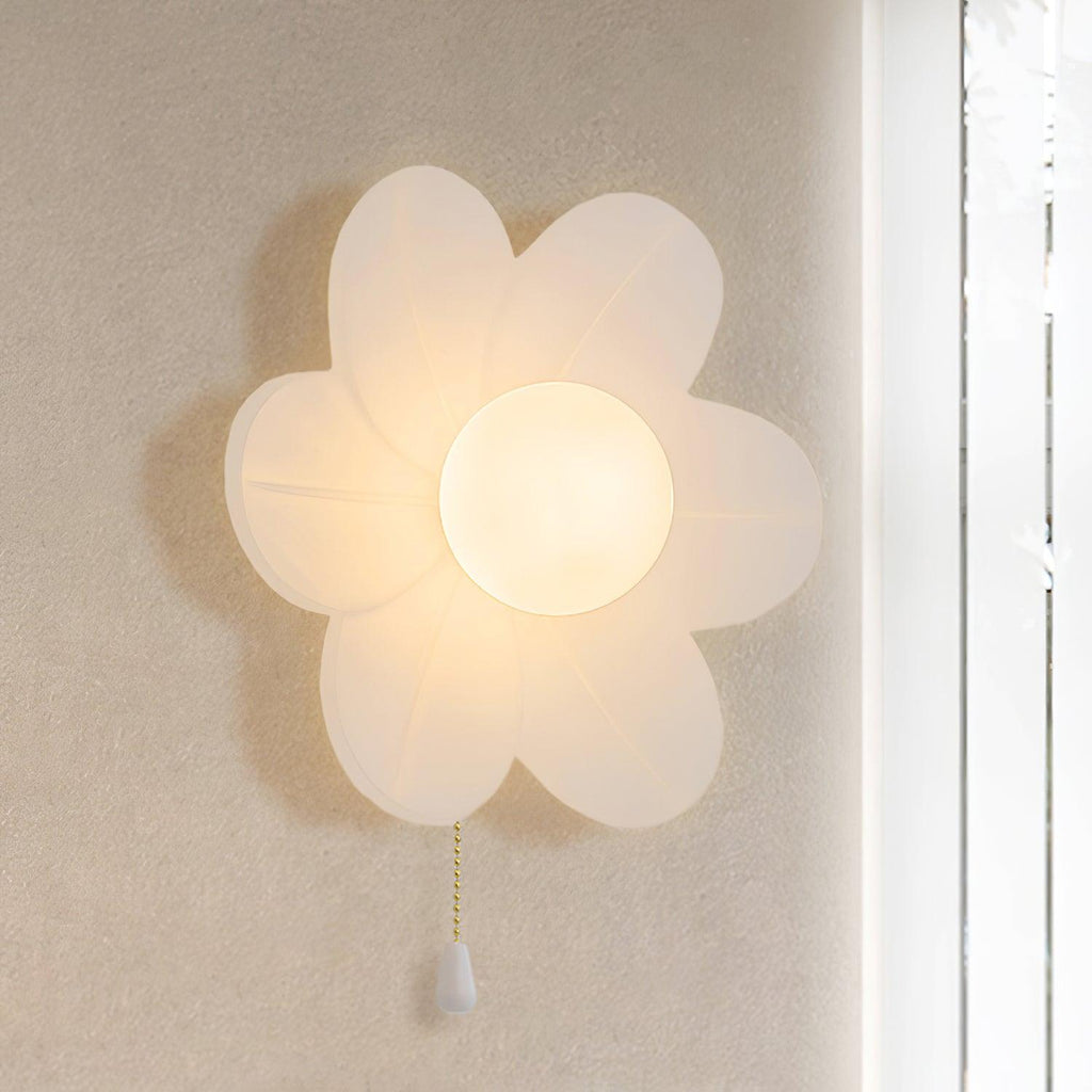 Flowers Wall Light, Hardwired Wall Sconce, detail 2