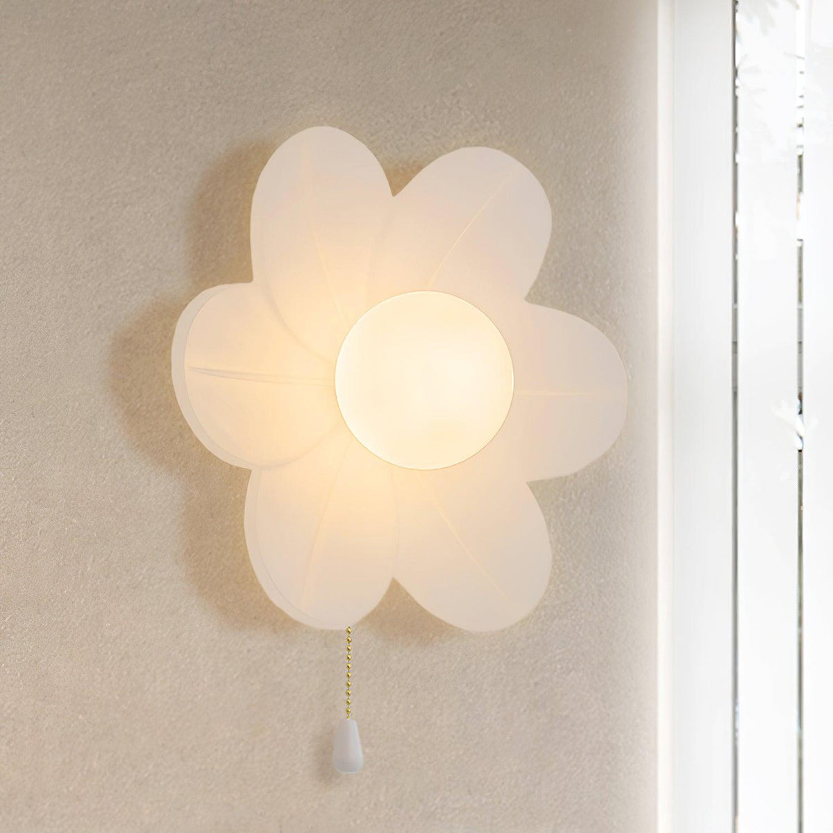 Flowers Wall Light, Hardwired Wall Sconce, detail 2