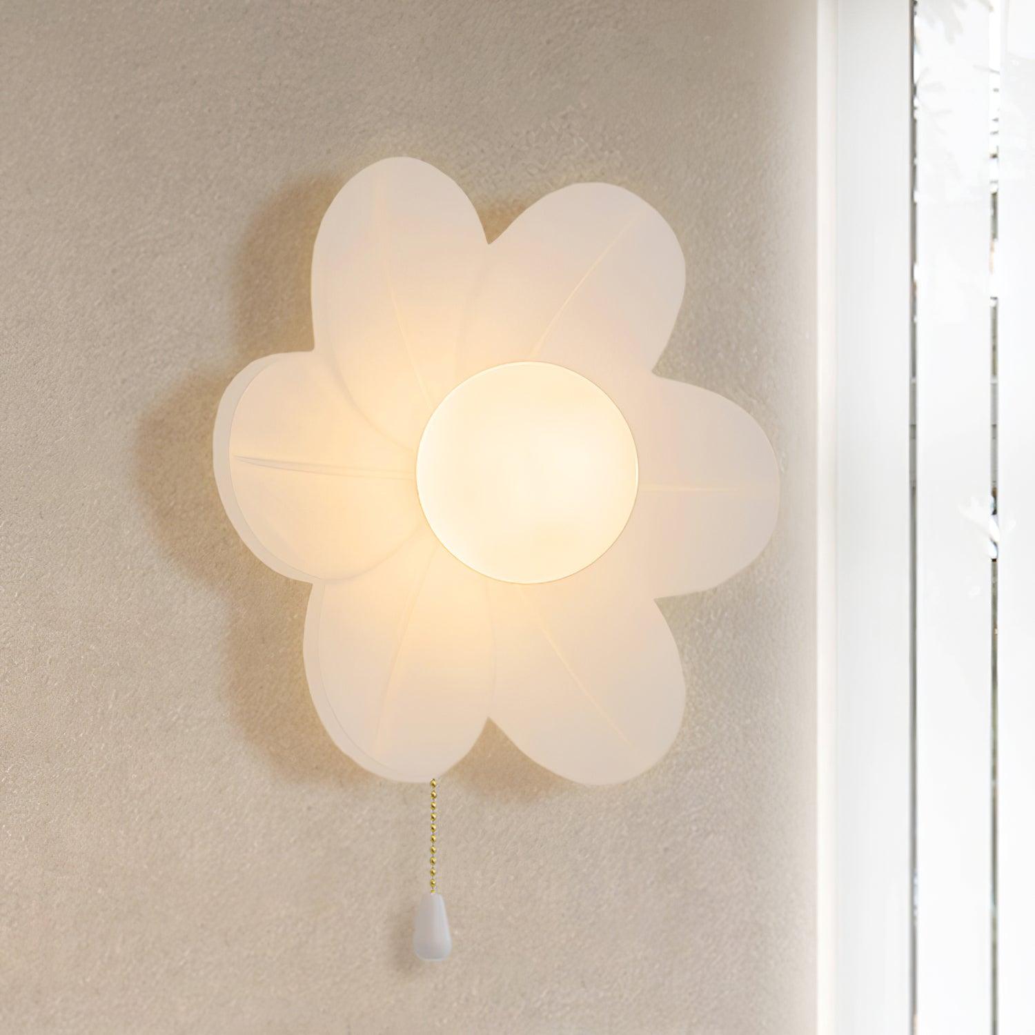 Flowers Wall Light, Hardwired Wall Sconce, detail 2