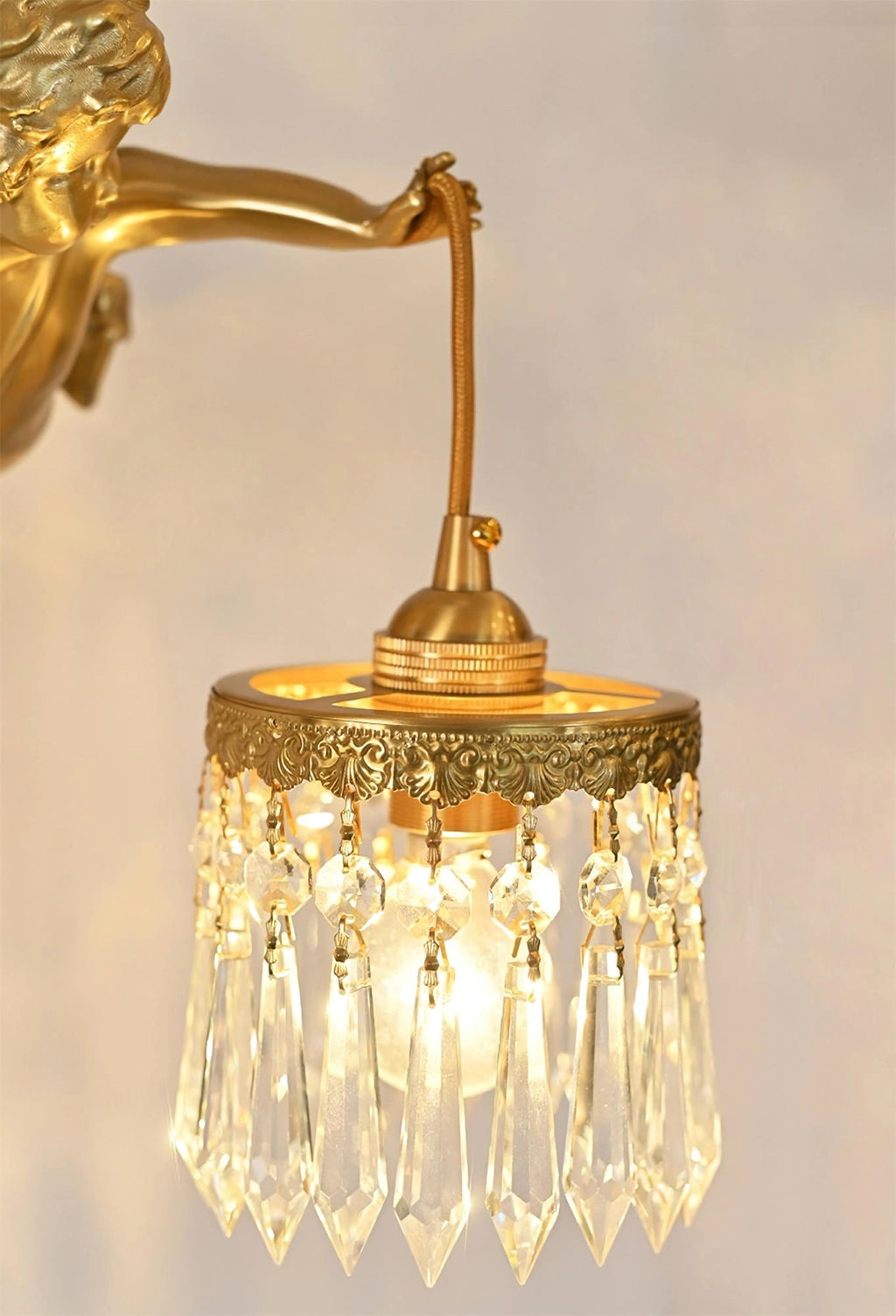 Flying Angel Sconce Wall Light, Hardwired Wall Sconce, detail 5