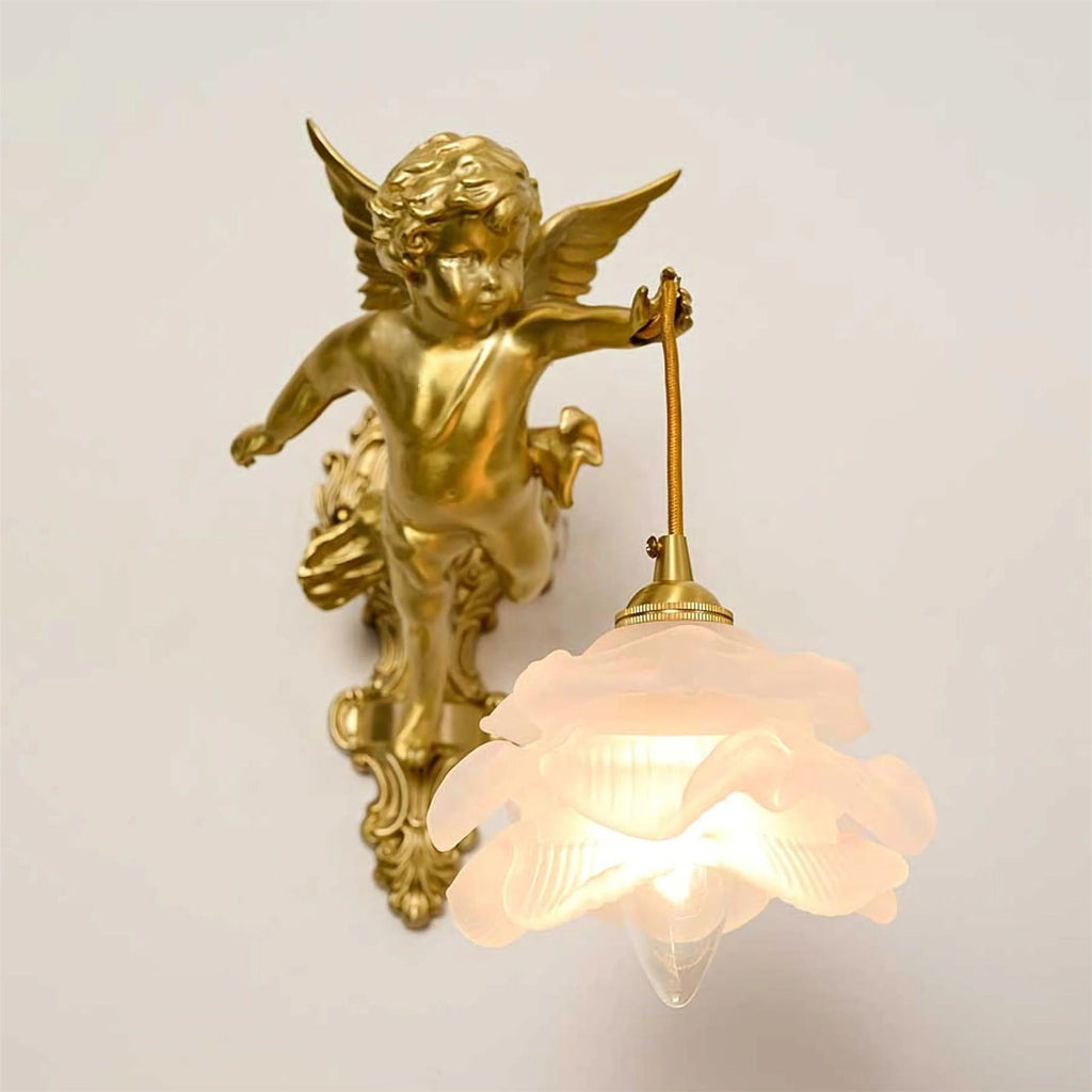 Flying Angel Sconce Wall Light, Hardwired Wall Sconce, detail 23