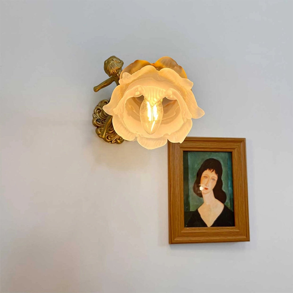Flying Angel Sconce Wall Light, Hardwired Wall Sconce, detail 6