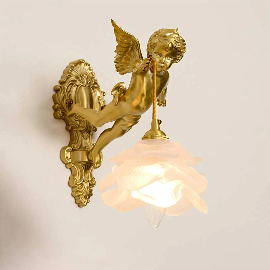 Flying Angel Sconce Wall Light, Hardwired Wall Sconce, detail 21