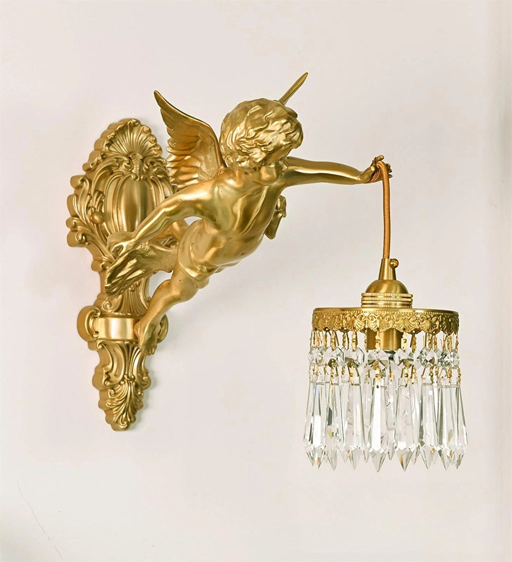 Flying Angel Sconce Wall Light, Hardwired Wall Sconce, detail 25